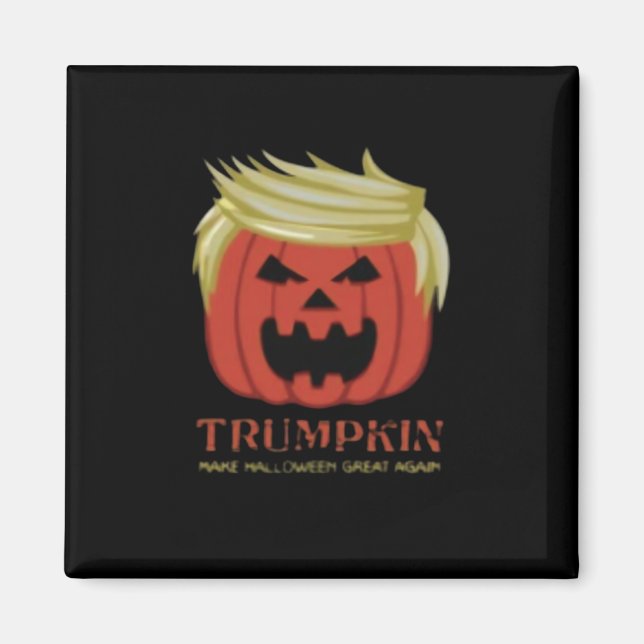 Sweatshirt, Trumpkin, Halloween Merch  Magnet (Front)
