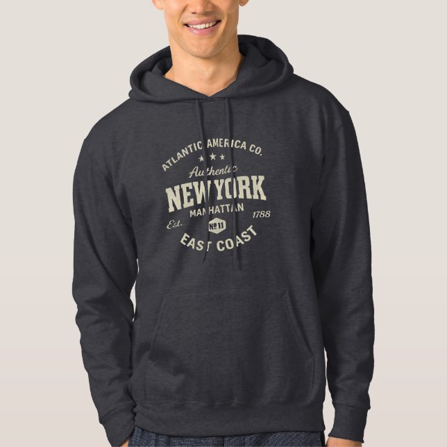 Sweatshirt Vintage New York Manhattan – Style Coll (Front)