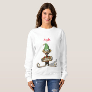 Sweatshirt Vintage Santa Elf