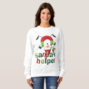 Sweatshirt Vintage Santa Elf Helpers