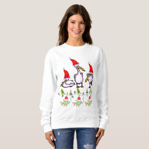 Sweatshirt Vintage Santa's Pelicans