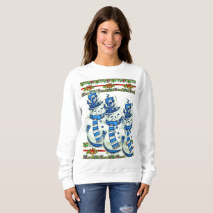 Sweatshirt Vintage Santa's Snowman
