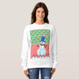 Sweatshirt Vintage Santa's Snowman