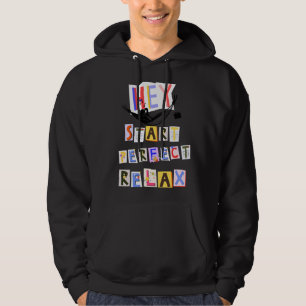 Sweatshirt with colourful writing