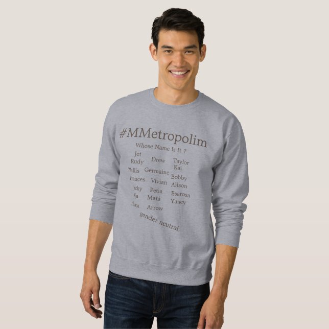 Sweatshirts  sizes Sm - 3X  Whose Name Is It? (Front Full)