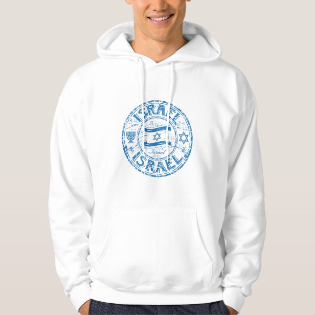 Sweatshirts with Israel Judaica Design - Customize (Front)