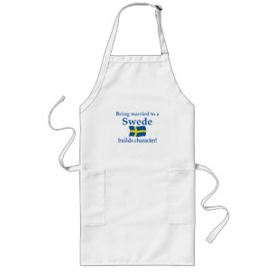 Swede Builds Character Long Apron