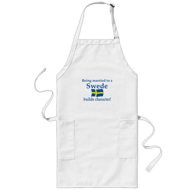 Swede Builds Character Long Apron (Front)