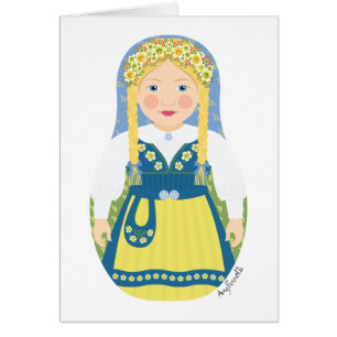Swede Matryoshka Card