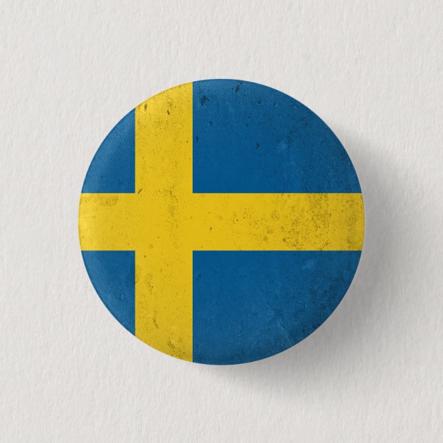 Sweden 3 Cm Round Badge (Front)