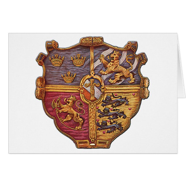 Sweden Ancient Coat of Arms (Front Horizontal)