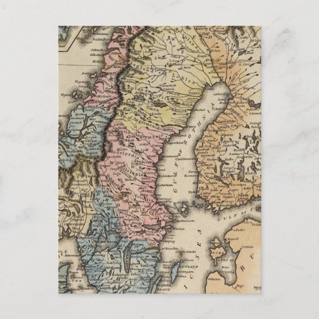 Sweden and Norway 3 Postcard (Front)