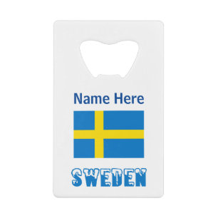 Sweden and Swedish Flag Personalised