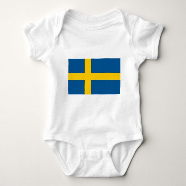 Sweden Baby Bodysuit (Front)