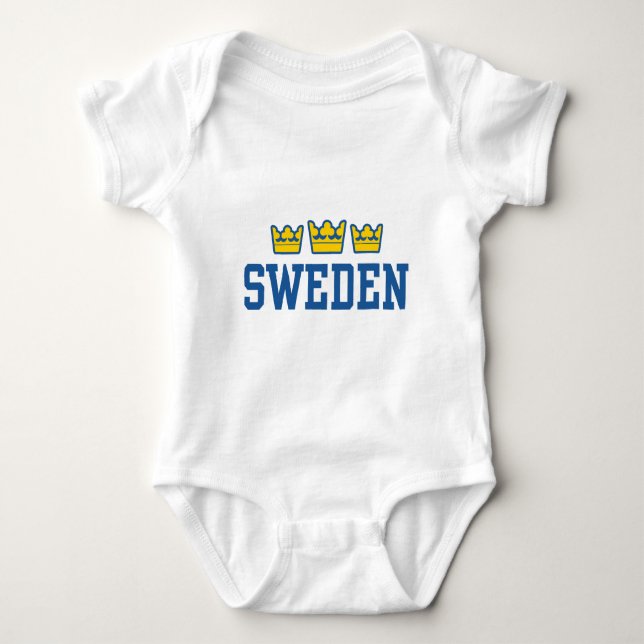Sweden Baby Bodysuit (Front)