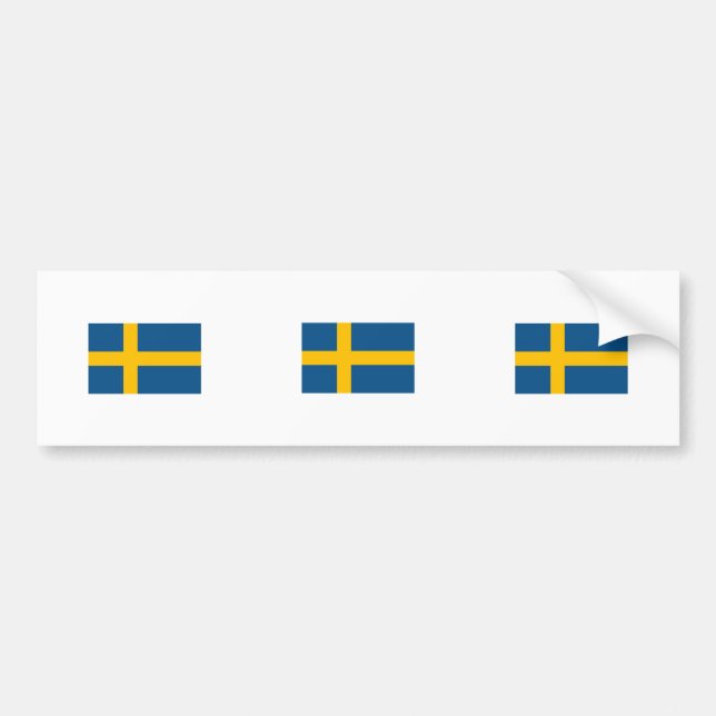 Sweden Bumper Sticker (Front)
