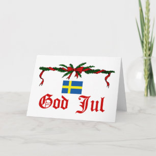 Sweden Christmas Holiday Card