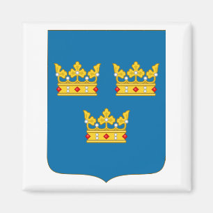 Sweden Coat of Arms Magnet