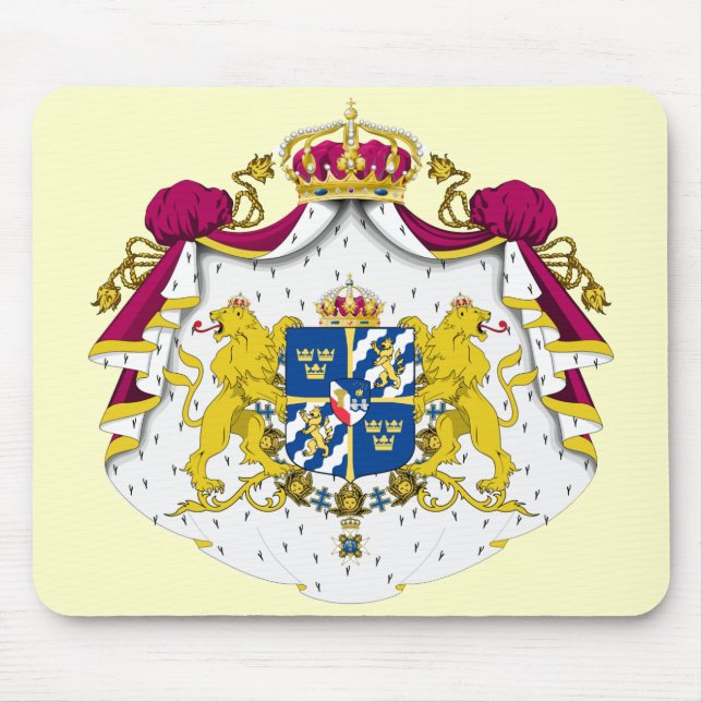 Sweden Coat of Arms Mousepad (Front)
