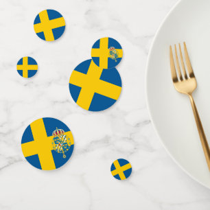 Sweden Confetti, party, Swedish Flag Confetti