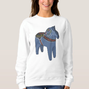 Sweden Dala Horse Dalecarlian Swedish Sweatshirt