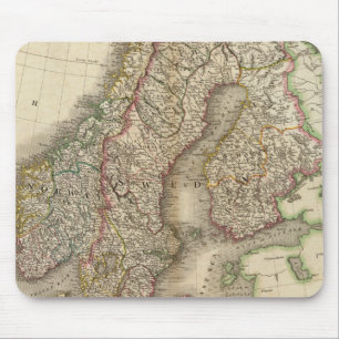 Sweden, Denmark and Norway Mouse Pad