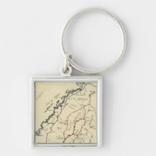 Sweden, Denmark, Norway 2 Key Ring
