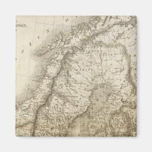 Sweden, Denmark, Norway Magnet