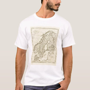 Sweden, Denmark, Norway outline T-Shirt