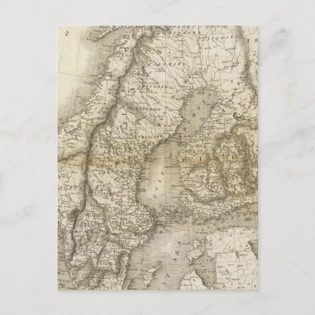 Sweden, Denmark, Norway Postcard (Front)