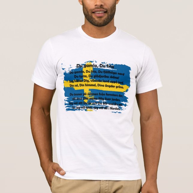 Sweden - Du gamla, Du fria T-Shirt (Front)