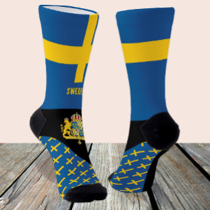 Sweden, fashion, Swedish flag, patriotic Socks