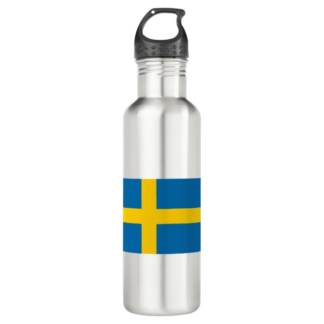 Sweden Flag 710 Ml Water Bottle (Front)