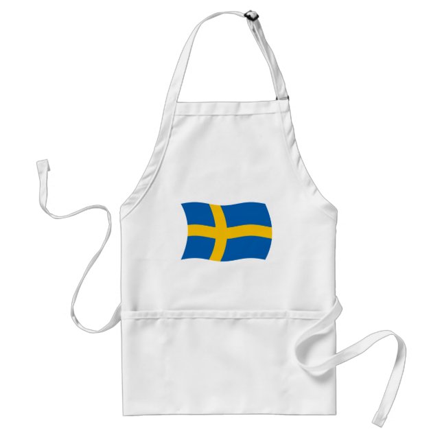 Sweden Flag Apron (Front)