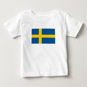 Sweden Flag Baby T-Shirt