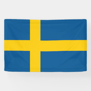 Sweden Flag Banner