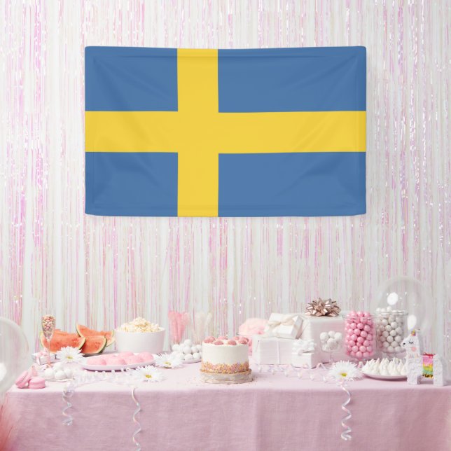 Sweden flag banner (Party)