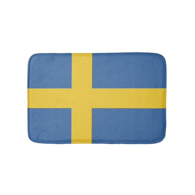 Sweden flag bath mat (Front)