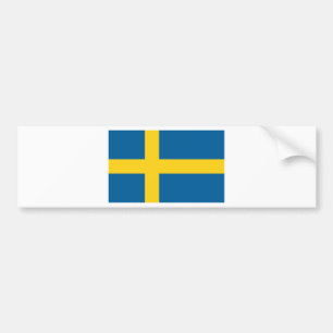 Sweden flag bumper sticker