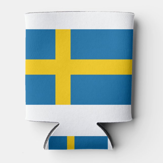 Sweden Flag Can Cooler (Front)