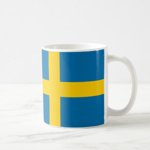 Sweden Flag Ceramic Coffee Mug