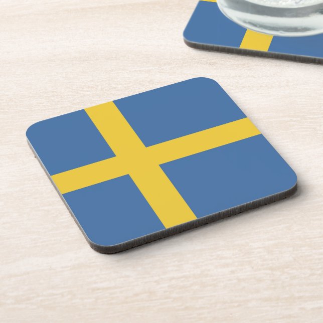 Sweden flag coaster (Left Side)