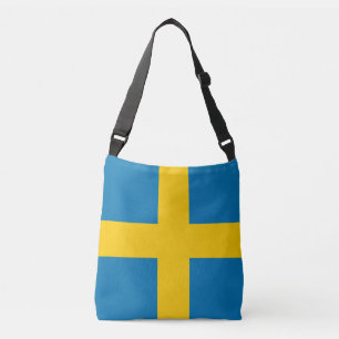 Sweden Flag Crossbody Bag