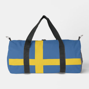 Sweden flag duffle bag