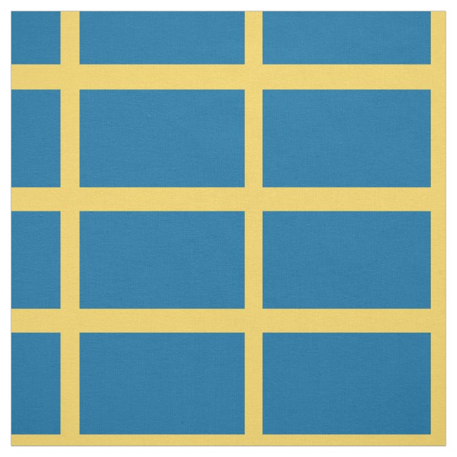 Sweden Flag Fabric (Swatch)