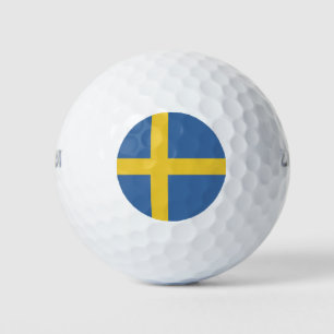 Sweden flag golf balls