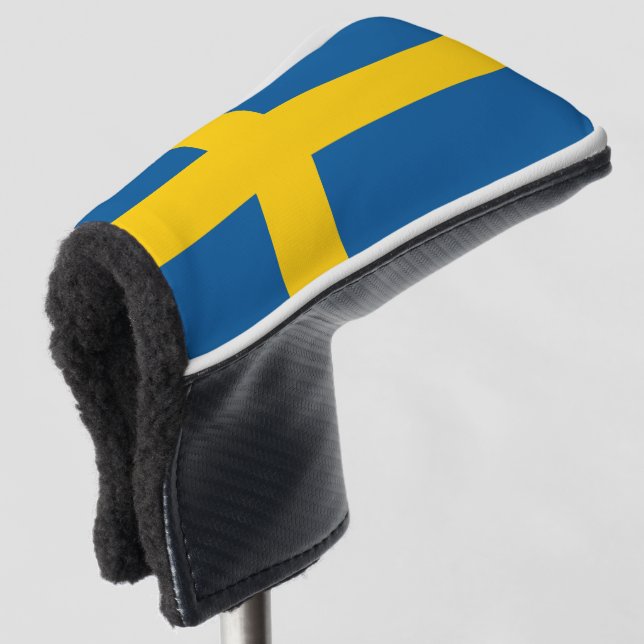 Sweden Flag Golf Head Cover (3/4 Front)