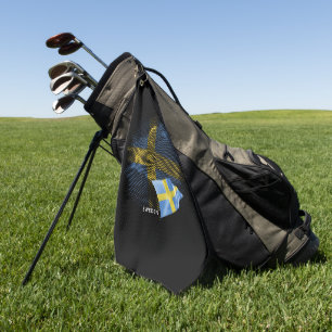 Sweden flag golf towel