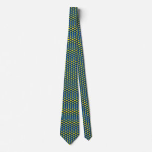 Sweden Flag Hearts Tie