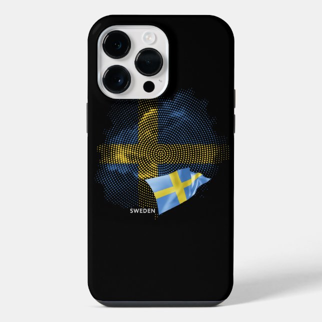 Sweden flag iPhone case (Back)